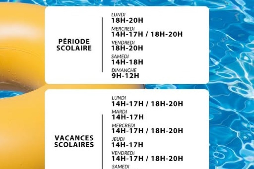 Fère-Champenoise : horaires de la piscine intercommunale