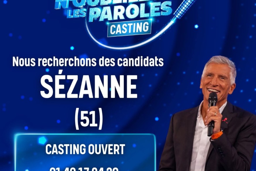 Sézanne : un casting ouvert pour participer à N’oubliez pas les paroles